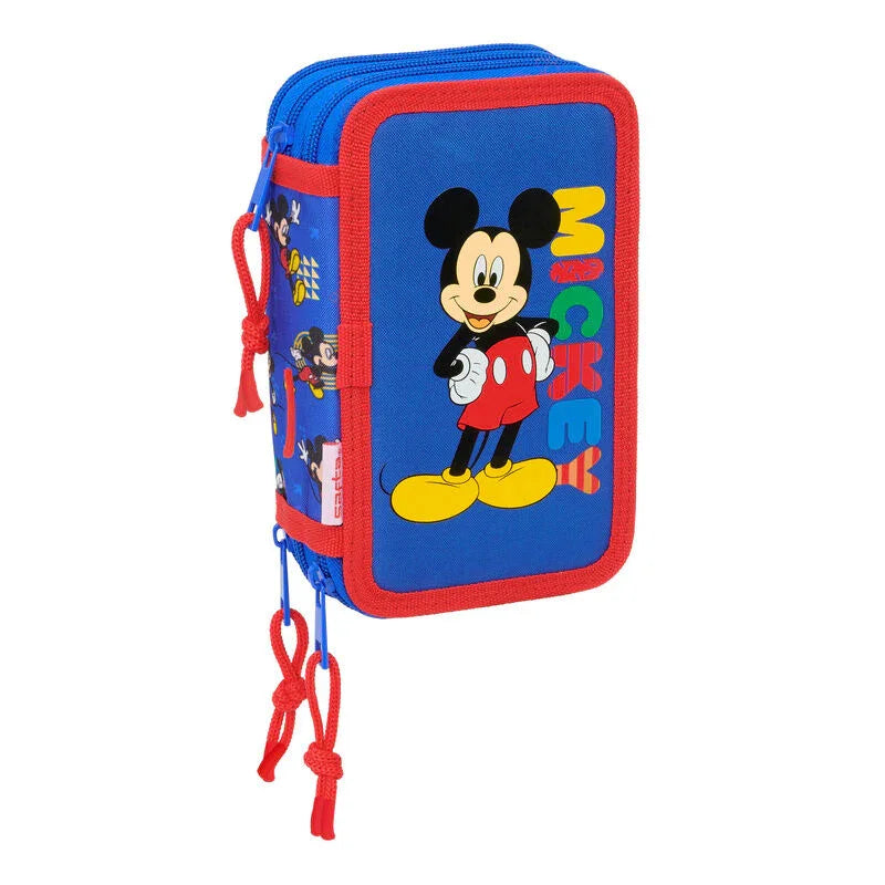 Disney Mickey Today triple pencil case 37pcs Nerdscape
