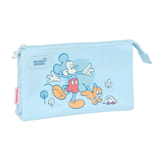 Trousse triple pour bébé Mickey Disney