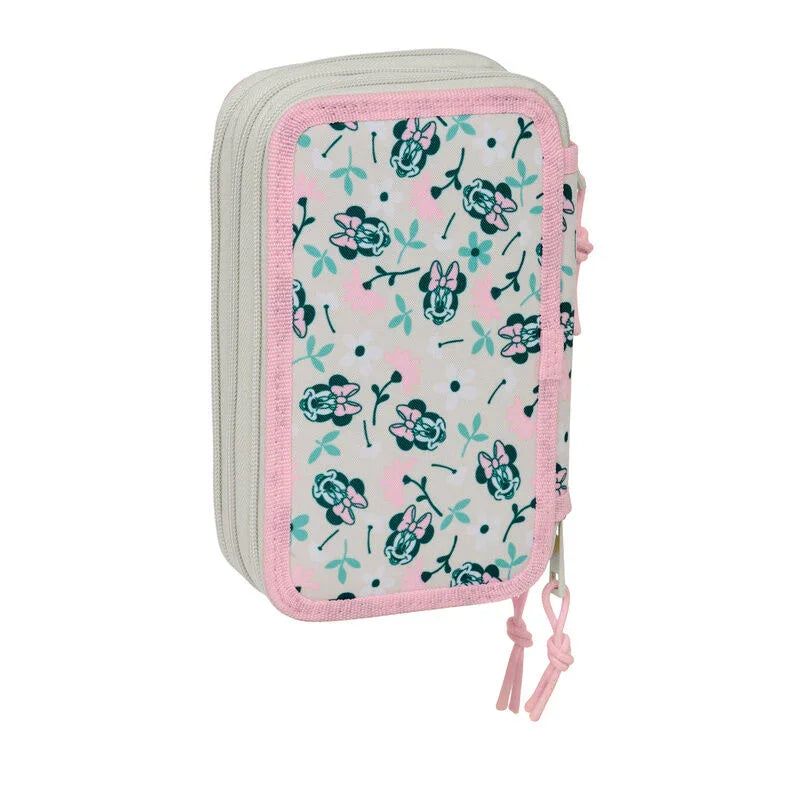 Disney Minnie Minty triple pencil case 37pcs Nerdscape