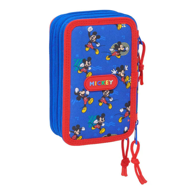 Disney Mickey Today triple pencil case 37pcs Nerdscape