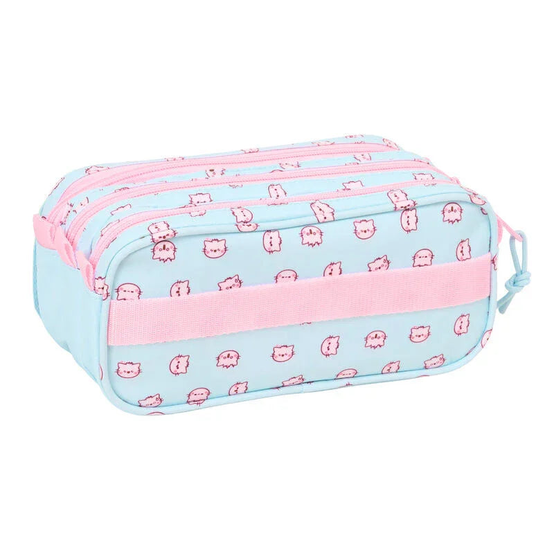Pembe The Pink Cat triple pencil case Nerdscape