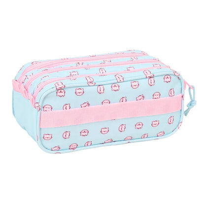 Pembe The Pink Cat triple pencil case Nerdscape