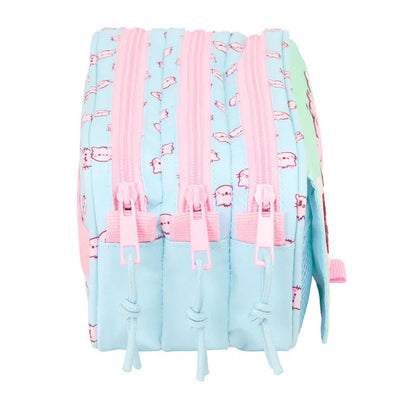 Pembe The Pink Cat triple pencil case