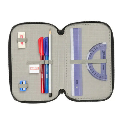 Marvel Avengers triple pencil case 37pcs Nerdscape