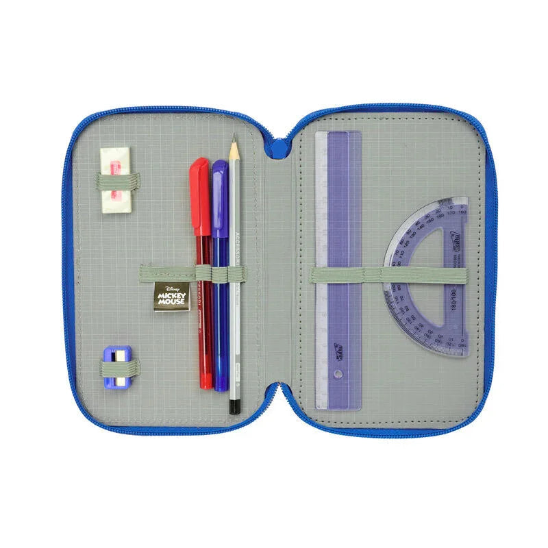 Disney Mickey Today triple pencil case 37pcs Nerdscape