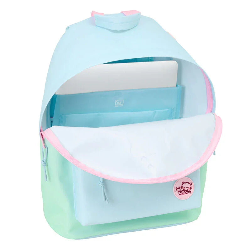 Pembe The Pink Cat laptop backpack 41cm Nerdscape
