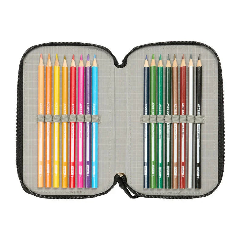 Marvel Avengers triple pencil case 37pcs Nerdscape