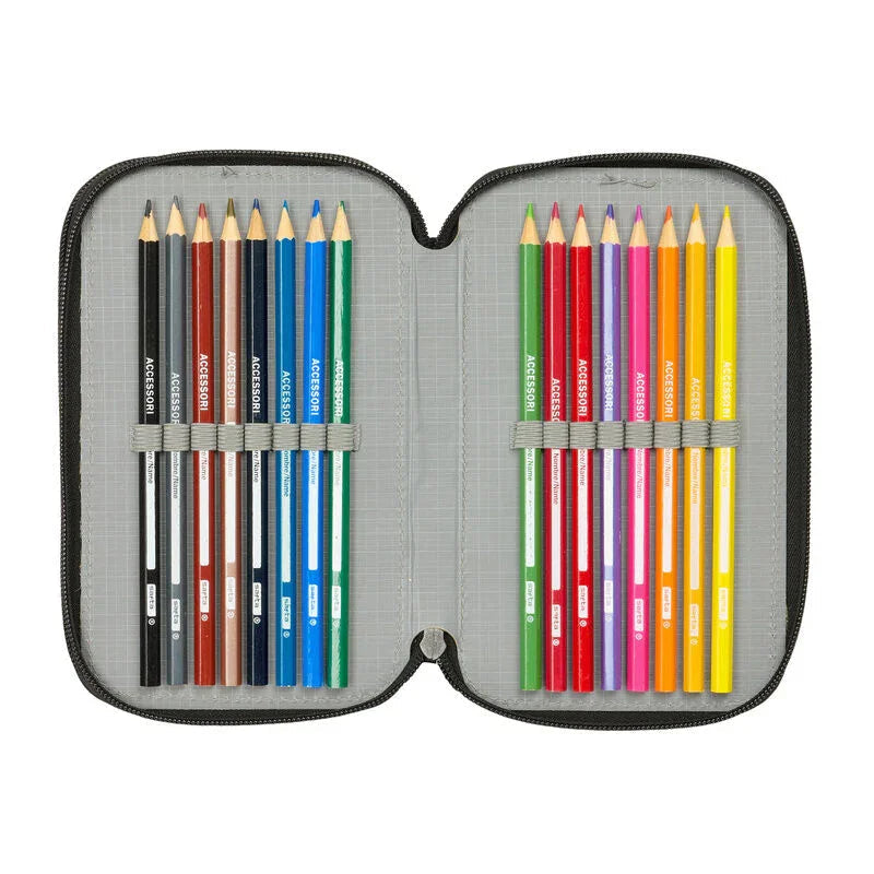 Hot Wheels triple pencil case 37pcs Nerdscape