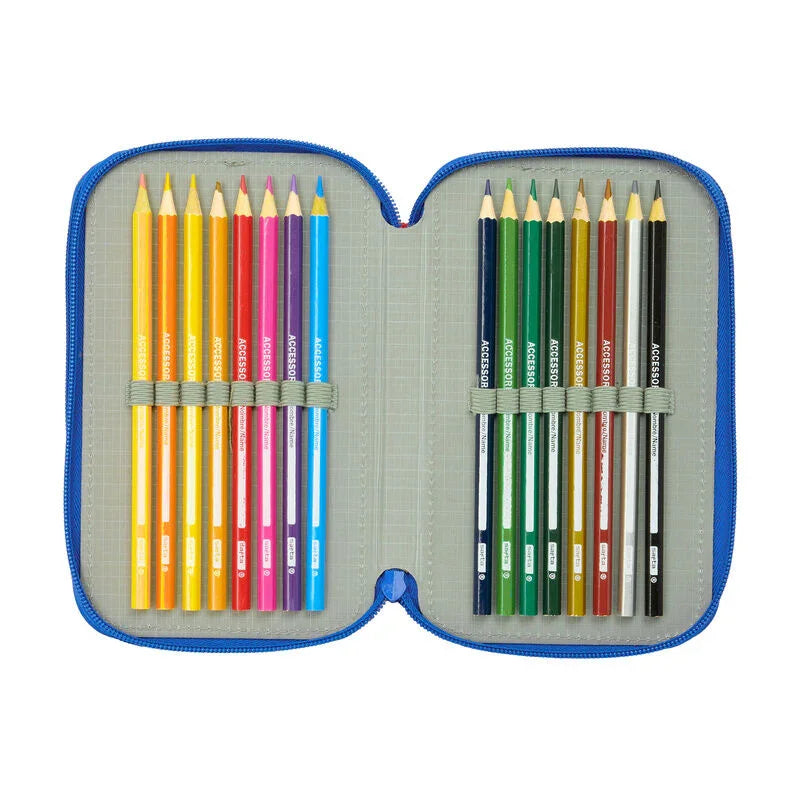 Disney Mickey Today triple pencil case 37pcs Nerdscape
