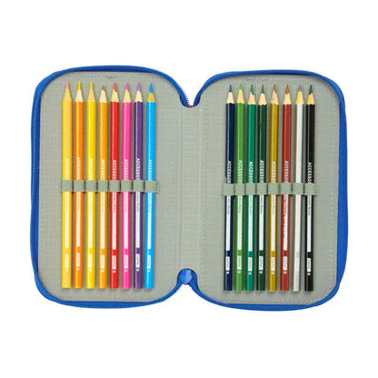 Disney Mickey Today triple pencil case 37pcs Nerdscape
