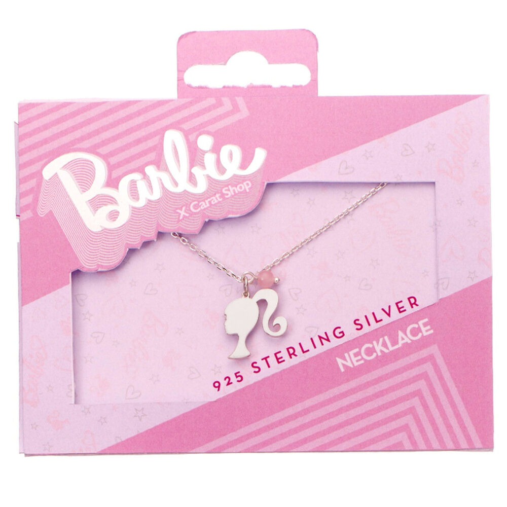 Barbie Silhouette sterling silver necklace Nerdscape