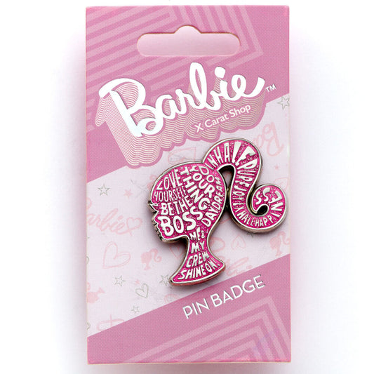 Barbie Sparkly Silhouette pin badge Nerdscape