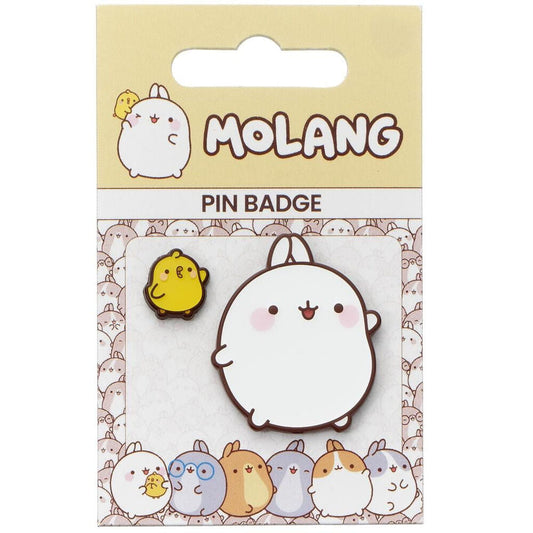 Molang and Piu Piu pin badge Nerdscape