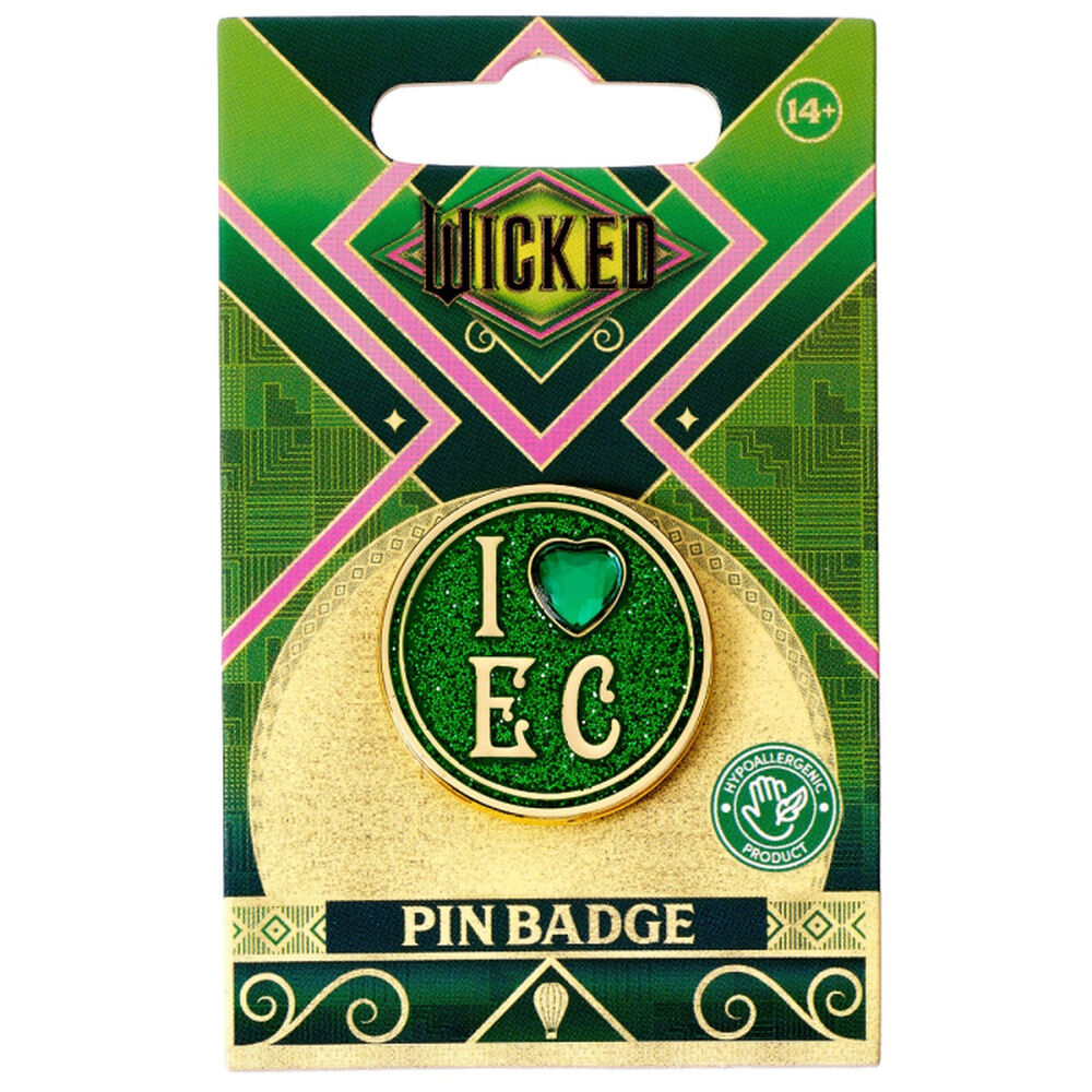 Wicked I Love Emerald City pin badge Nerdscape