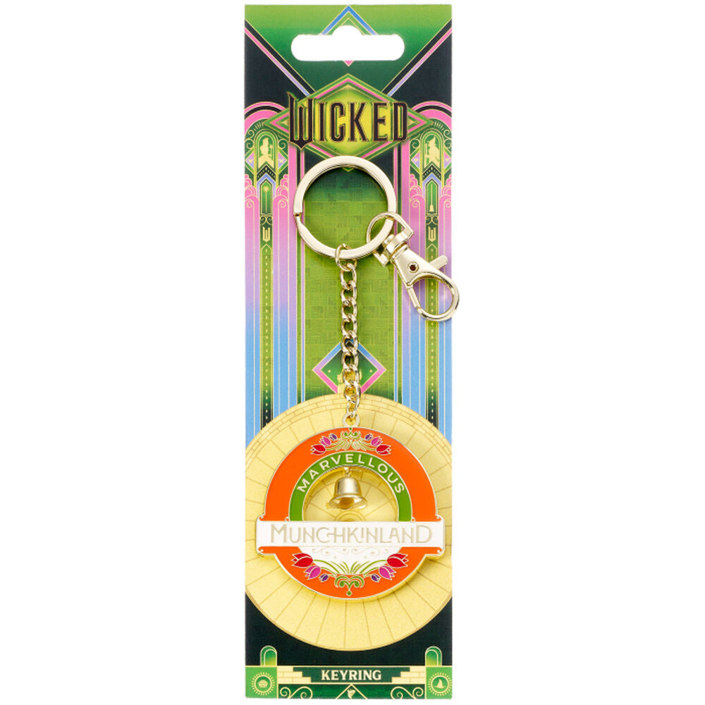 Wicked For Good Munchkinland keyring Nerdscape