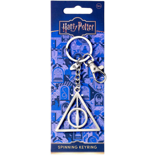 Harry Potter Deathly Hallows spinning keyring Nerdscape