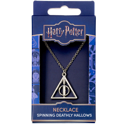 Harry Potter Deathly Hallows spinning necklace Nerdscape
