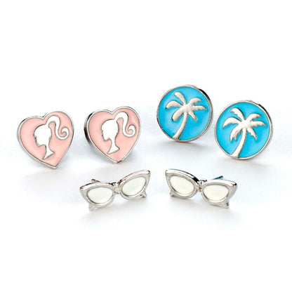 Barbie set 3 earrings Nerdscape