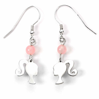 Barbie Silhouette sterling silver earrings Nerdscape