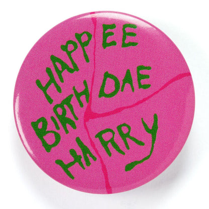 Harry Potter Happee Birthdae Cake button badge Nerdscape