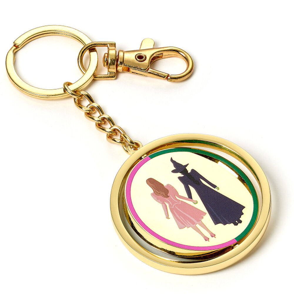 Wicked I love Emerald City Oz Logo keyring & pin badge gift set Nerdscape