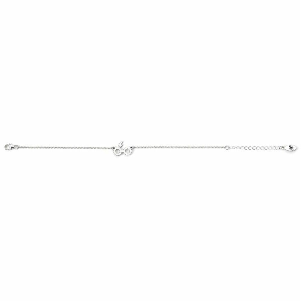 Harry Potter Glasses & Lightning sterling silver bracelet Nerdscape
