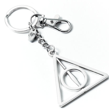 Harry Potter Deathly Hallows spinning keyring Nerdscape