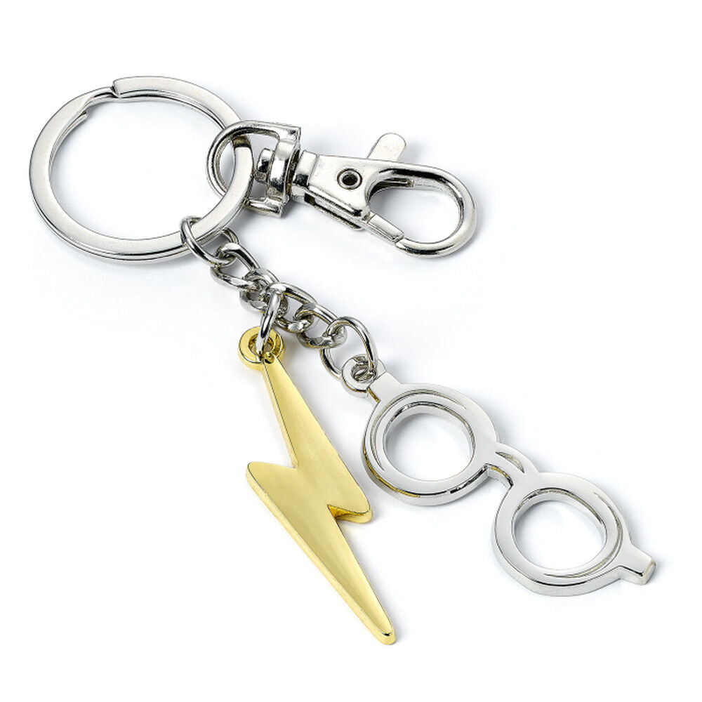 Harry Potter Lightning Bolt & Glasses keyring Nerdscape