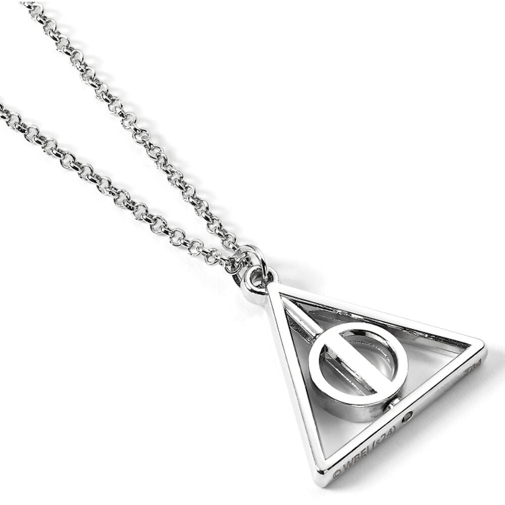 Harry Potter Deathly Hallows spinning necklace Nerdscape