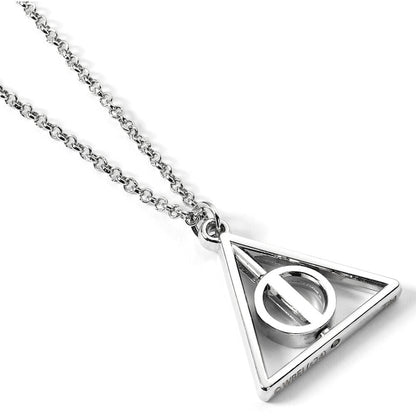 Harry Potter Deathly Hallows spinning necklace Nerdscape