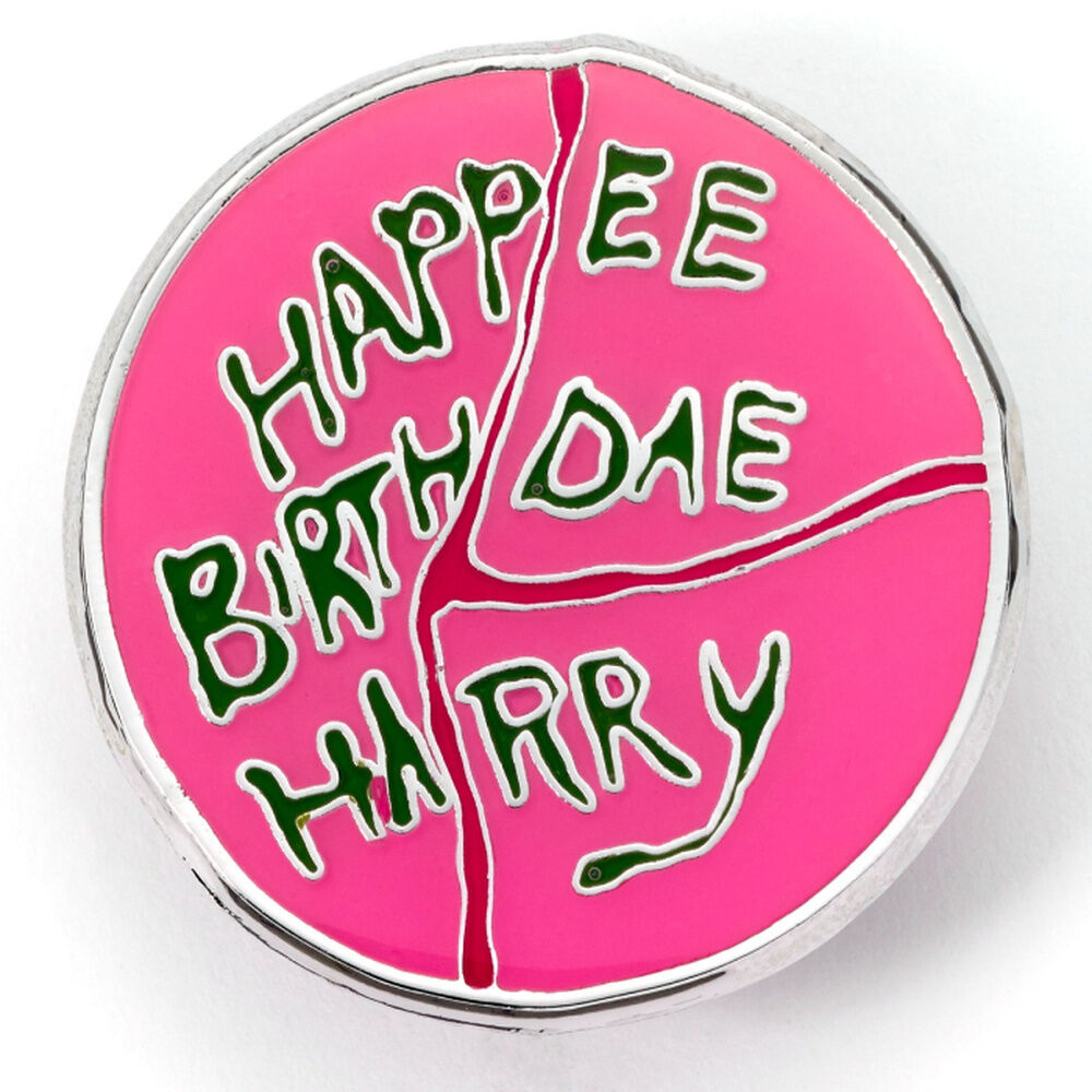 Harry Potter Happee Birthdae Harry Cake pin badge Nerdscape