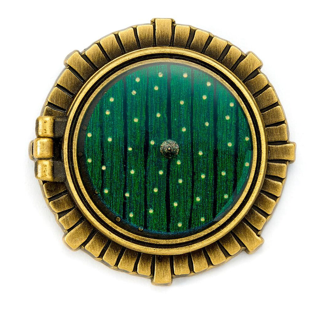 The Lord of The Rings Hobbit Door pin badge Nerdscape
