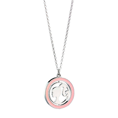 Barbie Spinning Silhouette necklace Nerdscape
