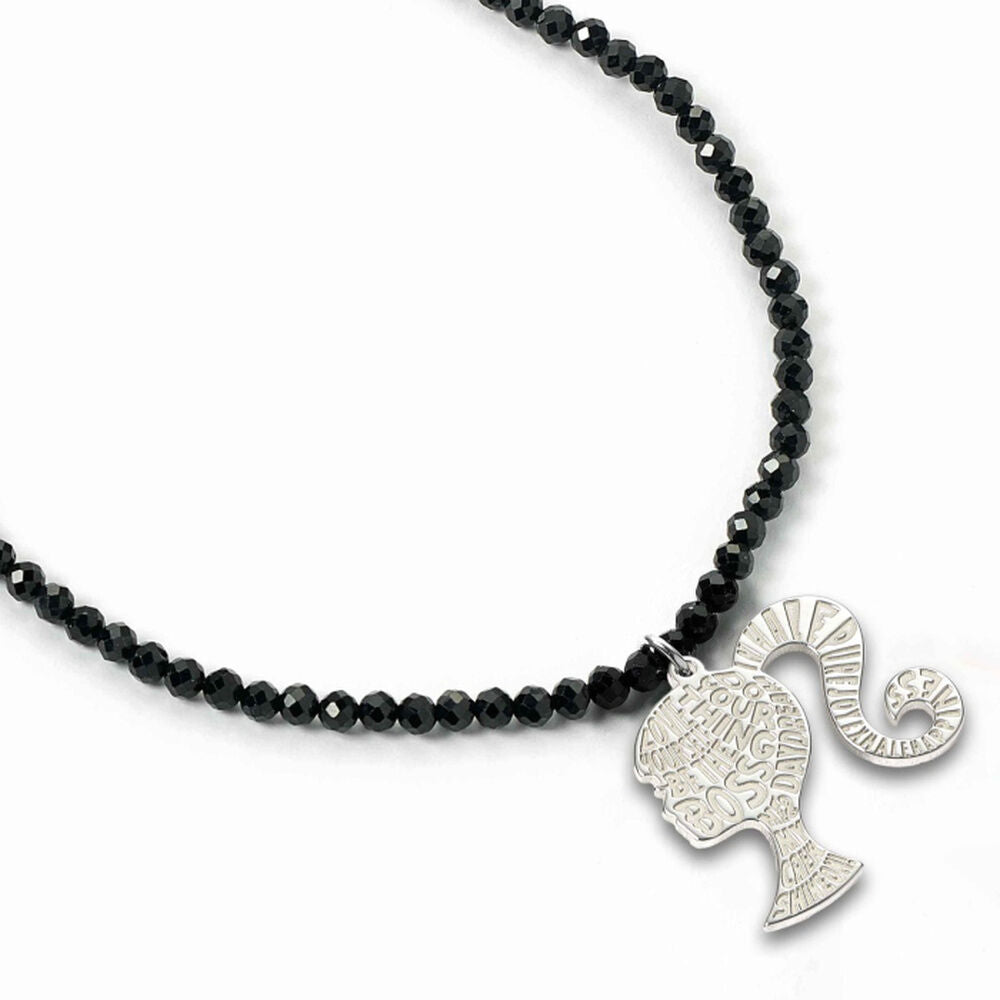 Barbie Silhouette sterling silver necklace Nerdscape