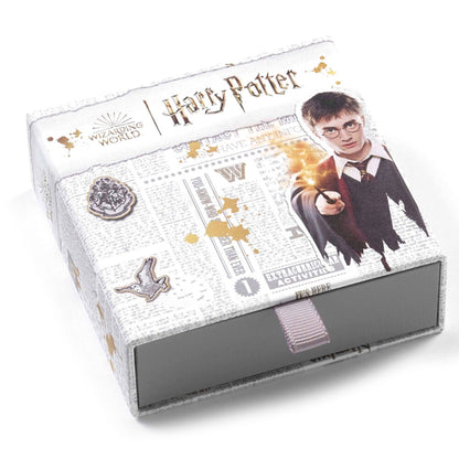 Harry Potter Lightning Bolt & Glasses sterling silver gold plated earringss