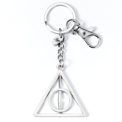 Harry Potter Deathly Hallows spinning keyring Nerdscape