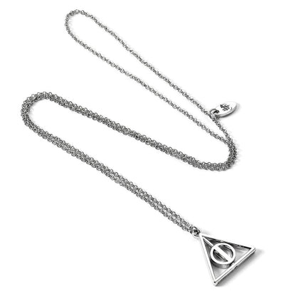 Harry Potter Deathly Hallows spinning necklace Nerdscape
