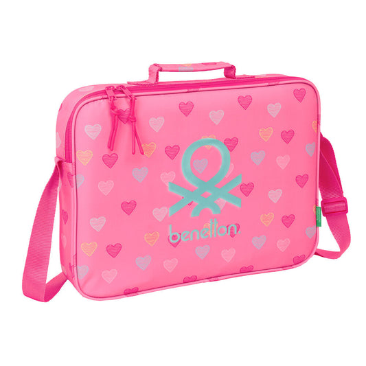 Benetton Heart school briefcase Nerdscape