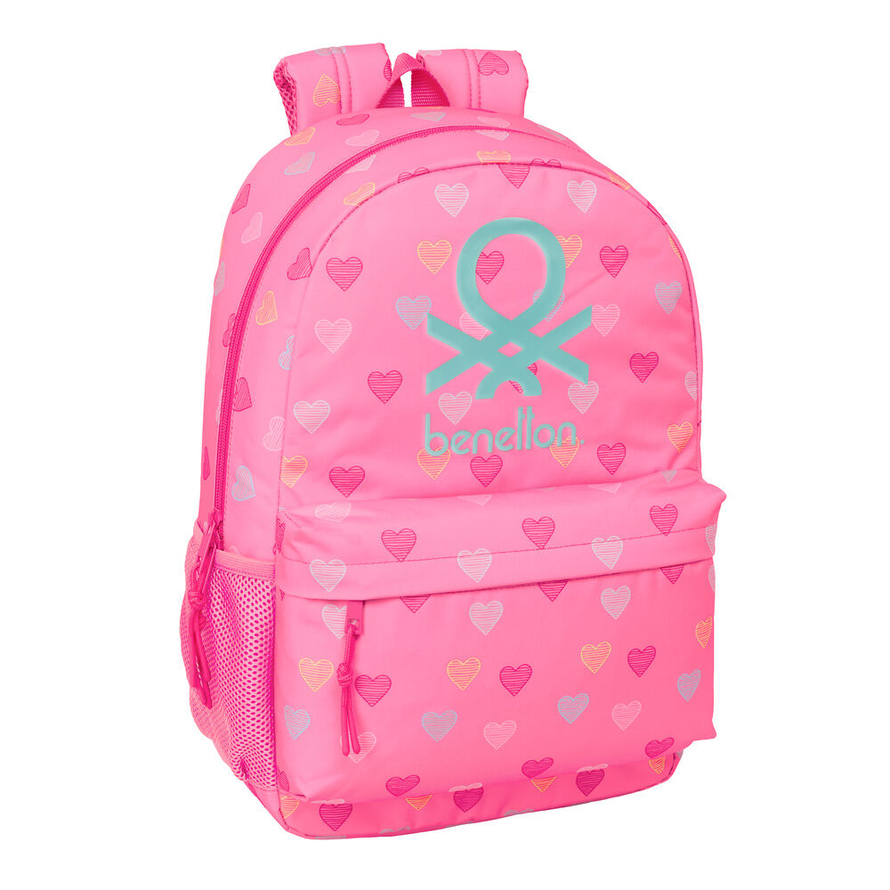 Benetton Heart adaptable backpack 46cm Nerdscape