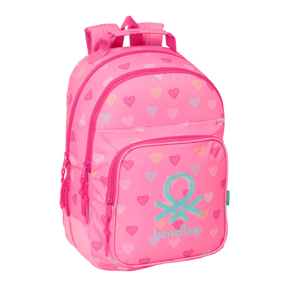 Benetton Heart adaptable backpack 42cm Nerdscape