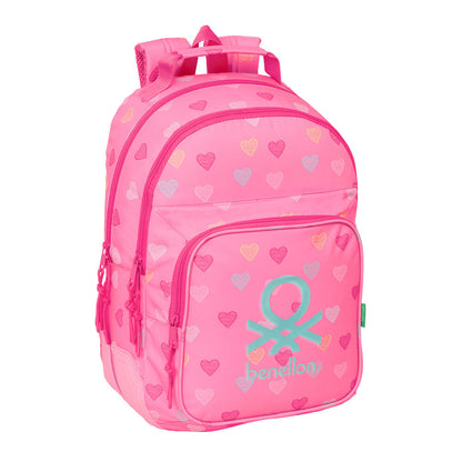 Benetton Heart adaptable backpack 42cm Nerdscape