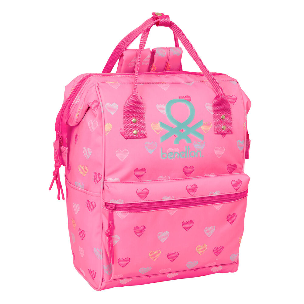 Benetton Heart laptop backpack 40cm Nerdscape