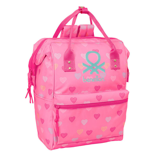 Benetton Heart laptop backpack 40cm Nerdscape