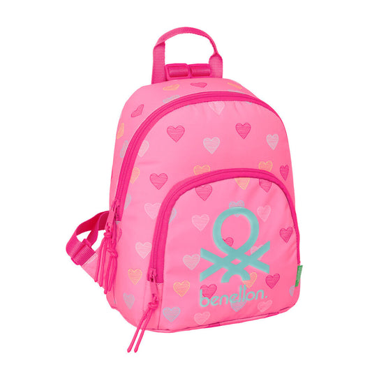 Benetton Heart backpack 30cm Nerdscape