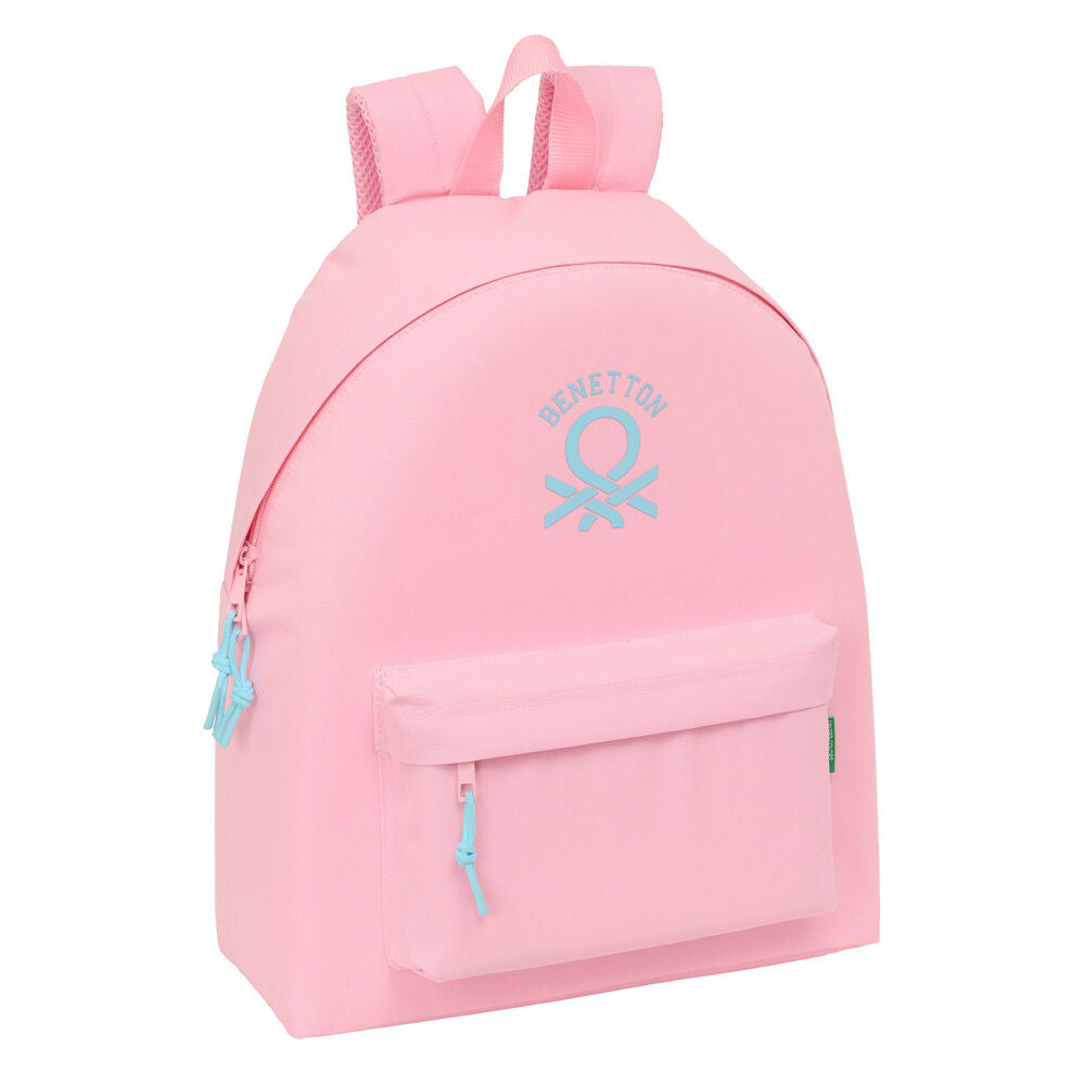 Benetton Pastel Pink backpack 42cm Nerdscape