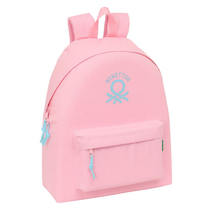 Benetton Pastel Pink backpack 42cm Nerdscape