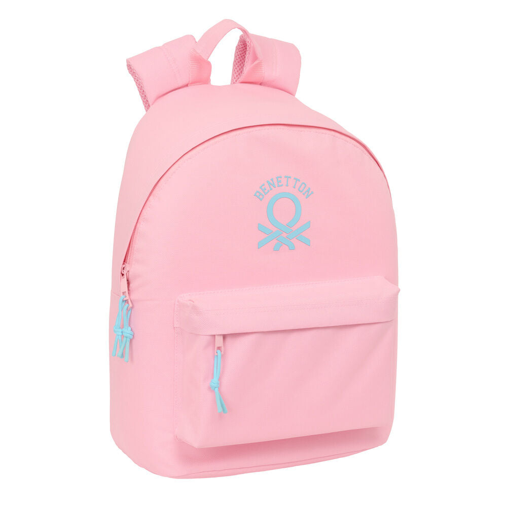 Benetton Pastel Pink laptop backpack 41cm Nerdscape
