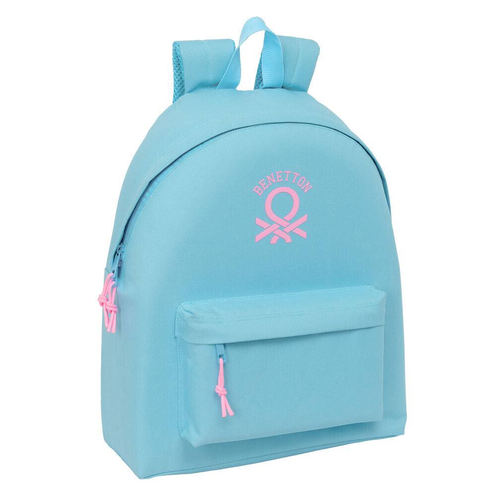 Benetton Sky Blue backpack 42cm Nerdscape