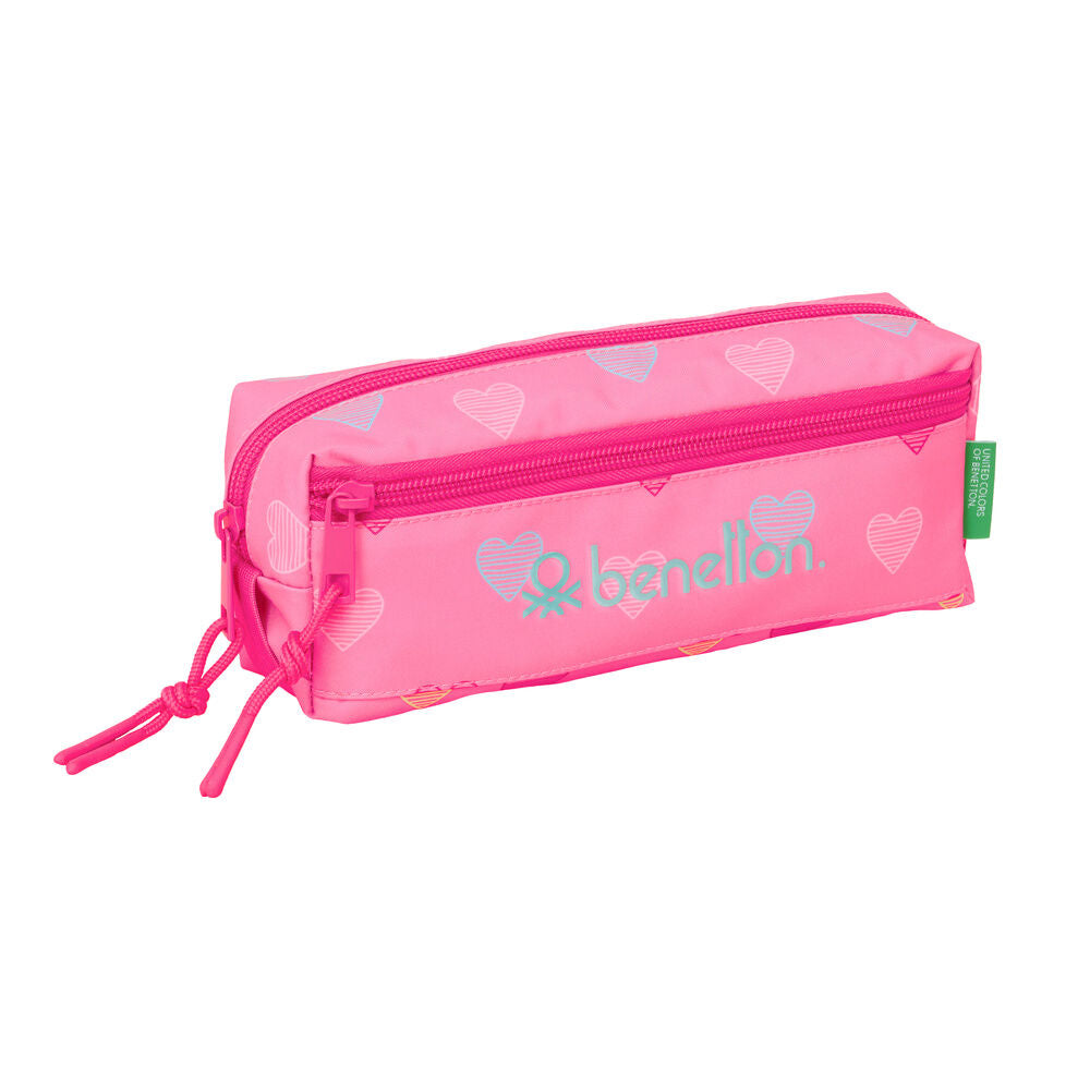 Benetton Heart triple pencil case Nerdscape