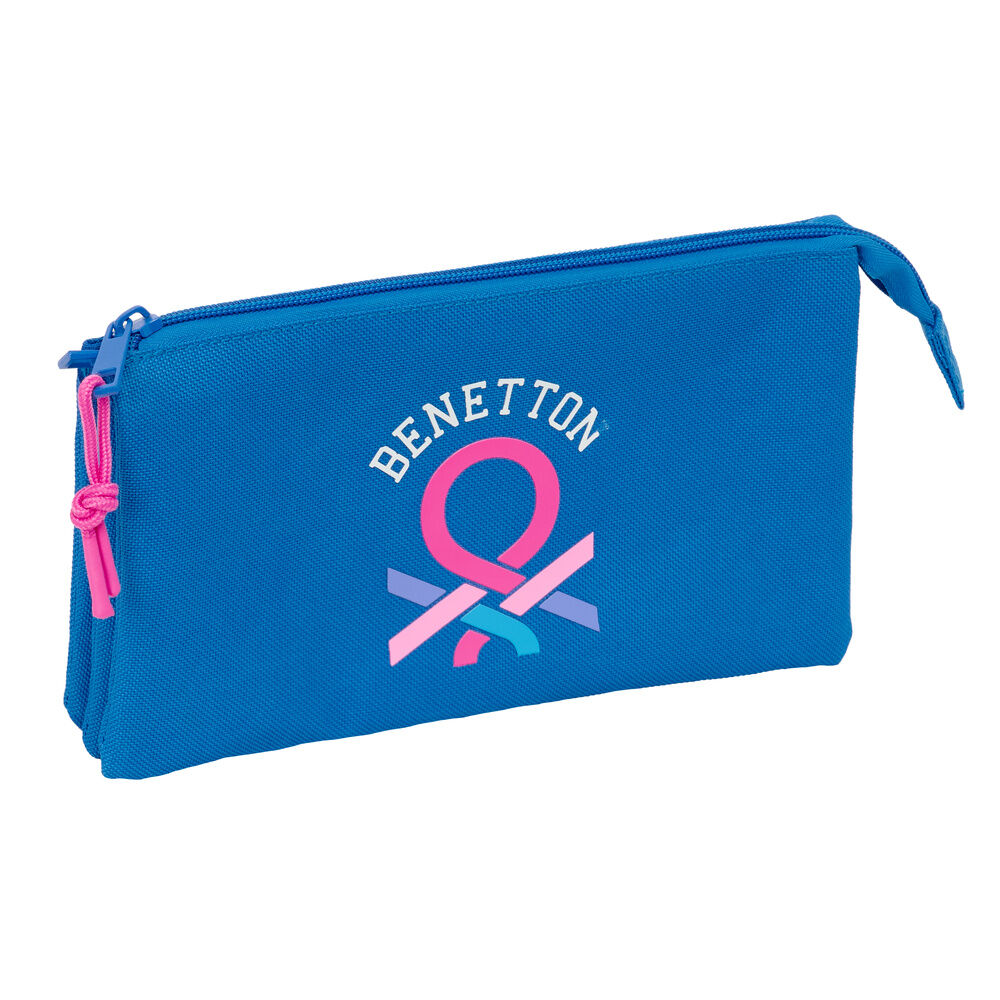 Benetton Azulene triple pencil case Nerdscape